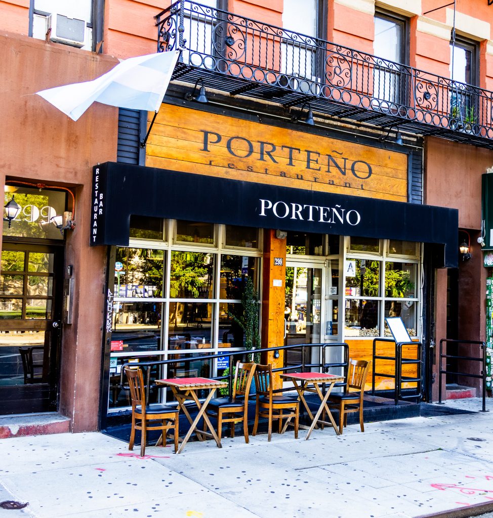 Porteño Restaurant from the outside