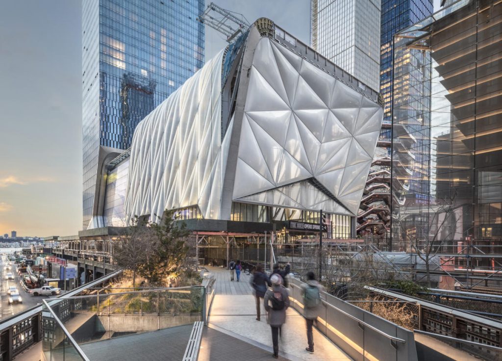 The Shed nyc from the outside
