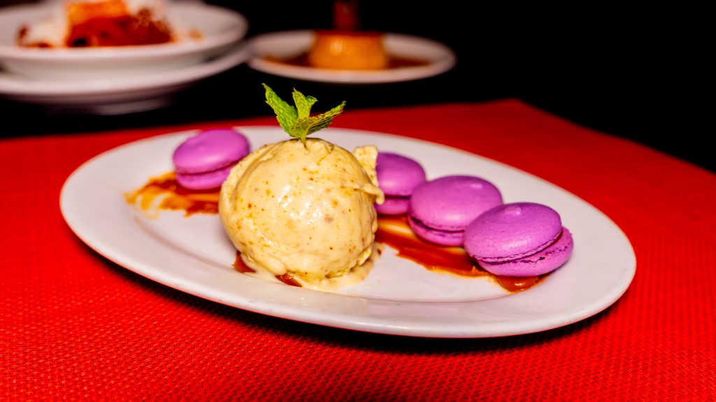alfajores and home made ice cream