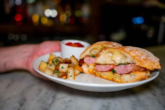 delicious choripan at porteno nyc